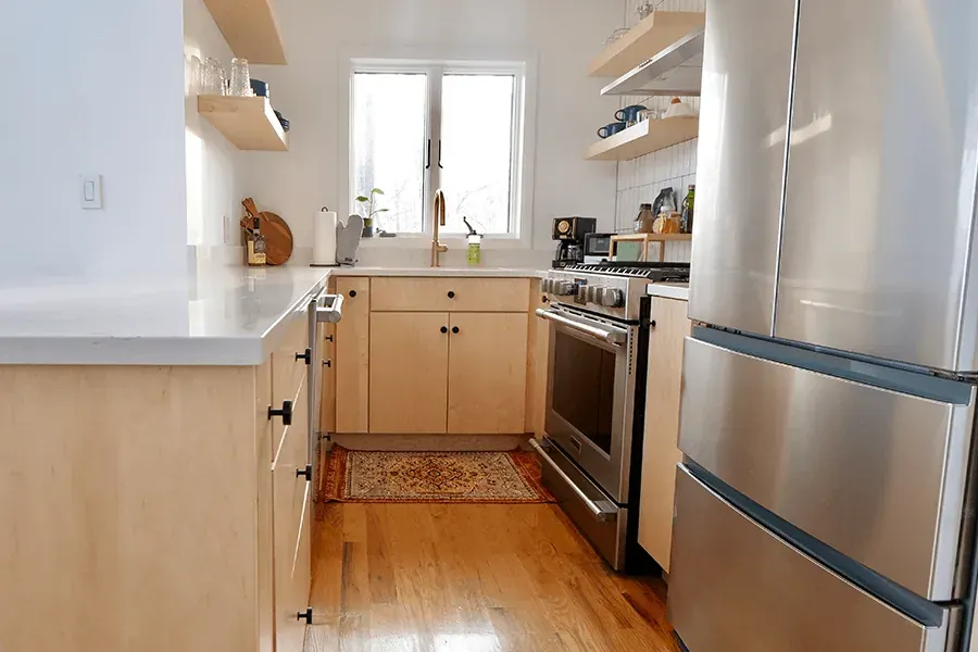 Timber Design + Build design-build approach — kitchen renovation in progress, Hudson Valley NY