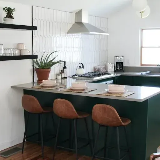 Midcentury Kitchen — kitchen in Hudson Valley, NY by Timber Design + Build