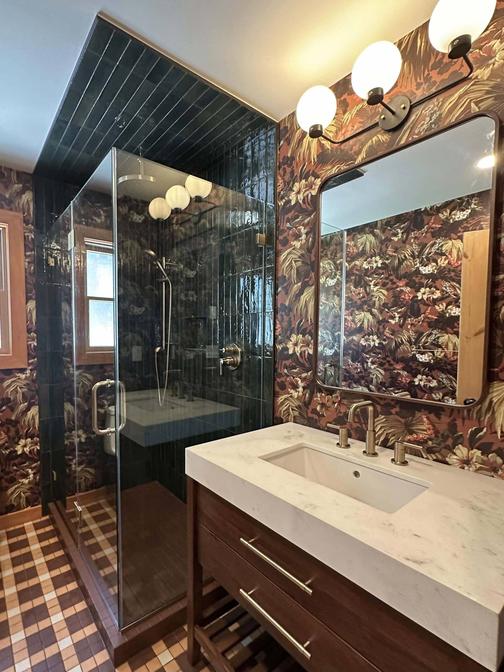 decorative bathroom remodel view 3